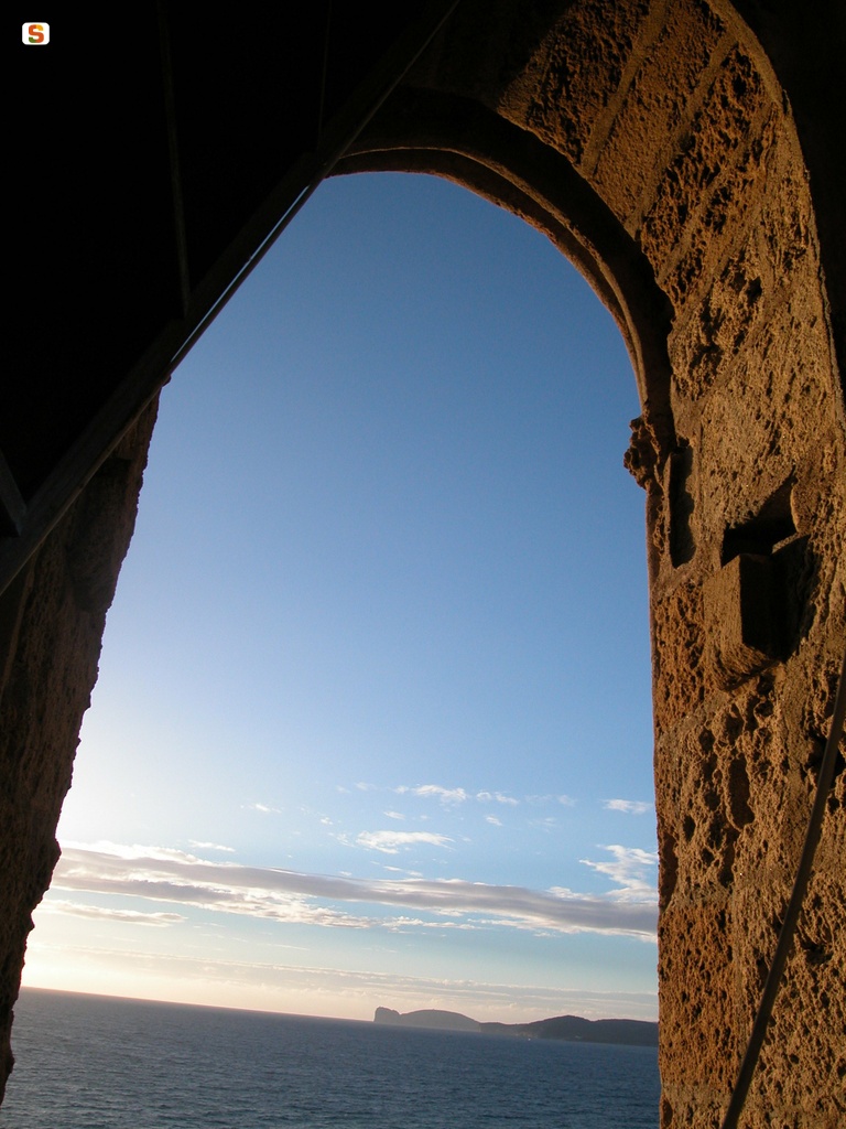 Alghero, panorama di Capo Caccia dal campanile del belvedere