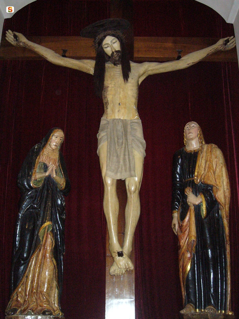 Galtellì, chiesa del Santissimo Crocifisso: statua del Cristo