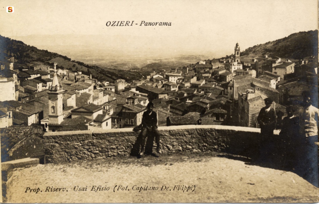Ozieri, panorama, 1909