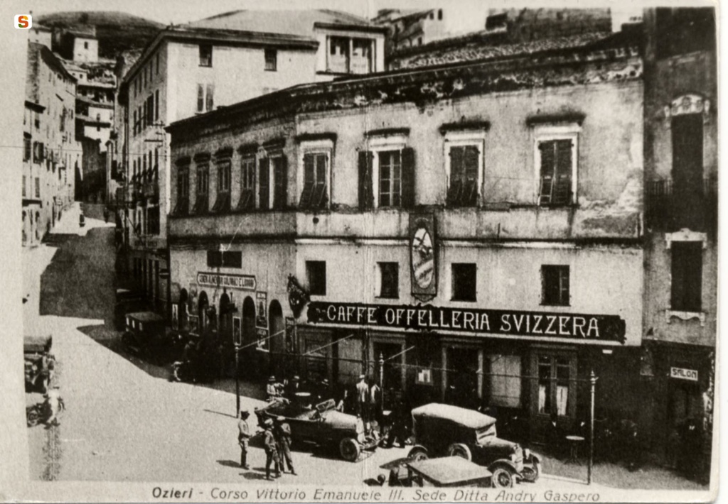 Ozieri, corso Vittorio Emanuele III: sede Ditta Andry Gaspero