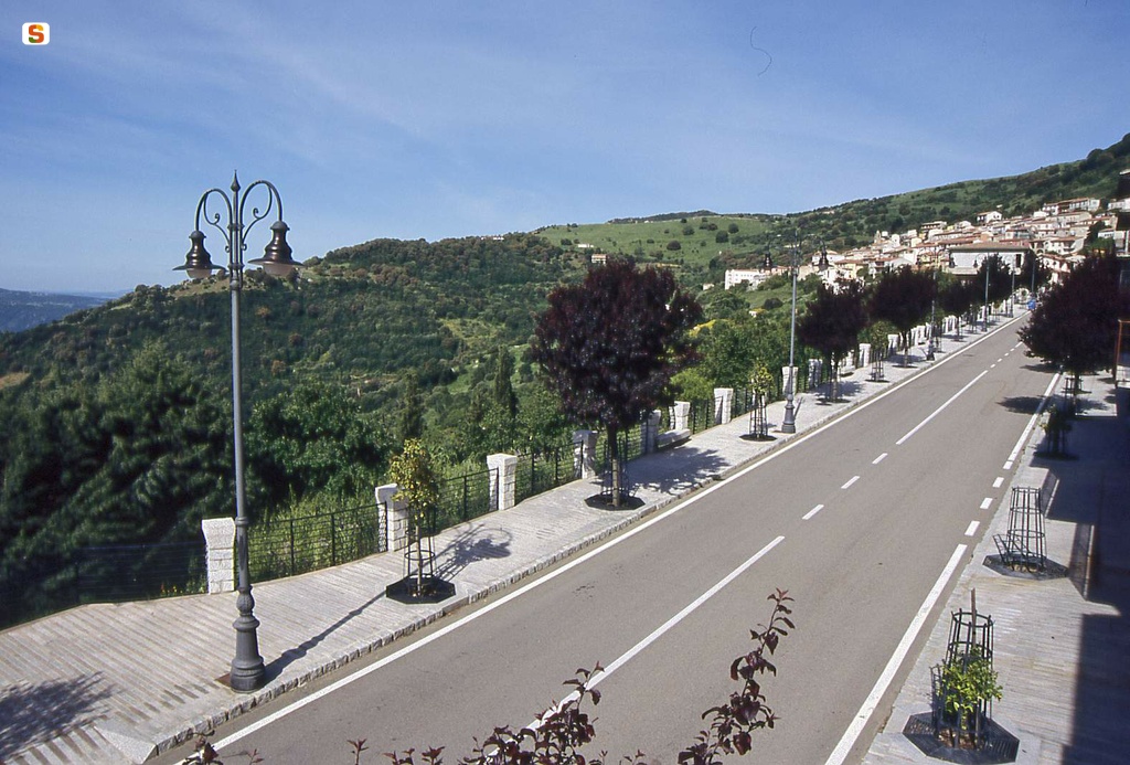 Bortigiadas, veduta di viale Trieste