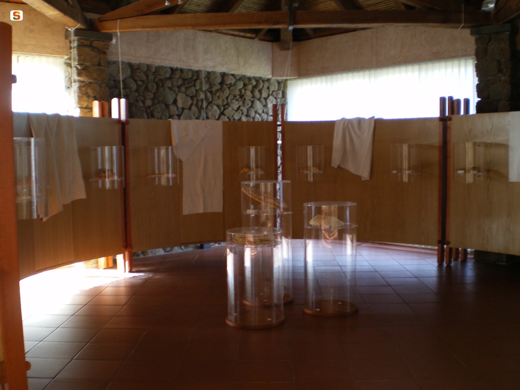 Borore, Museo del pane rituale: allestimento di una sala espositiva