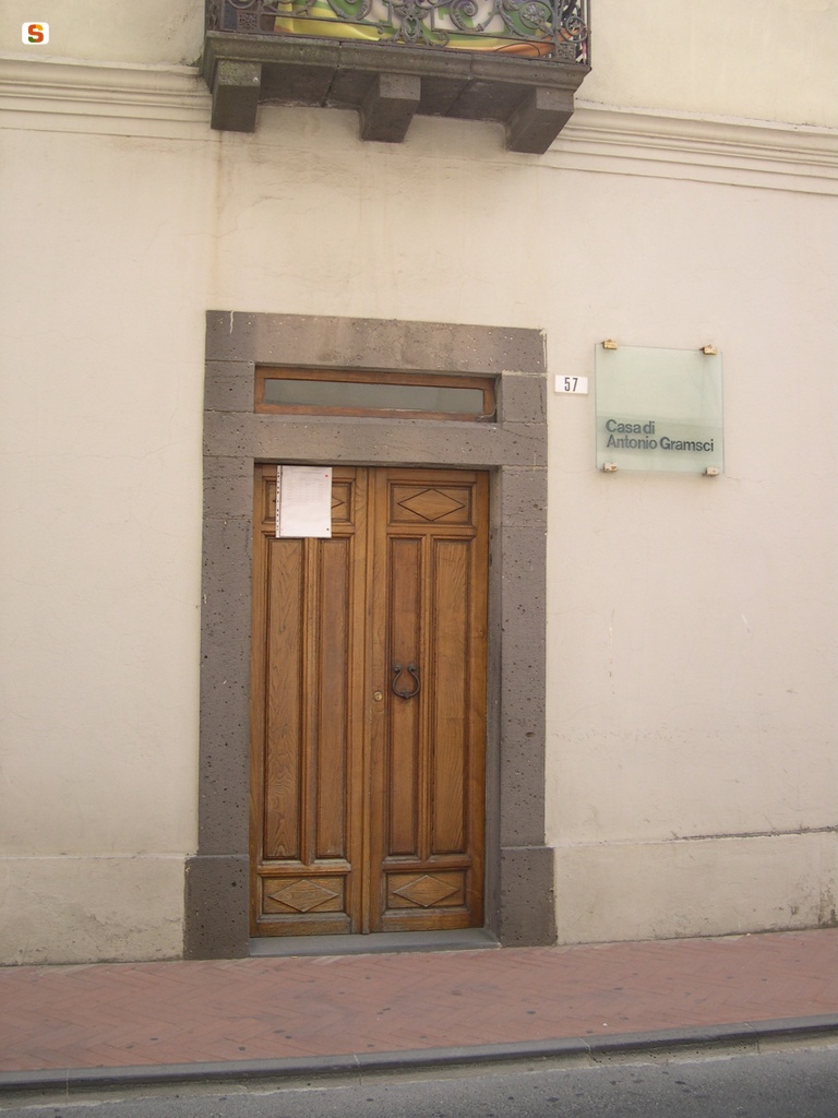 Ghilarza, ingresso della casa di Antonio Gramsci