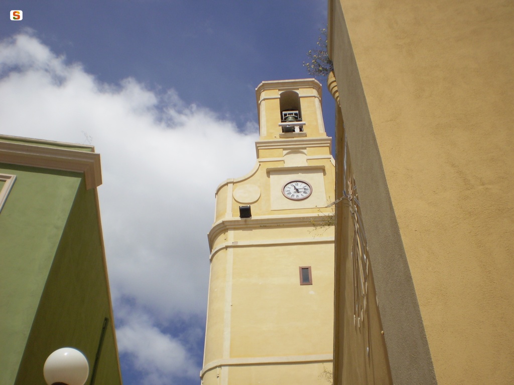 Carloforte, campanile della chiesa di San Carlo Borromeo