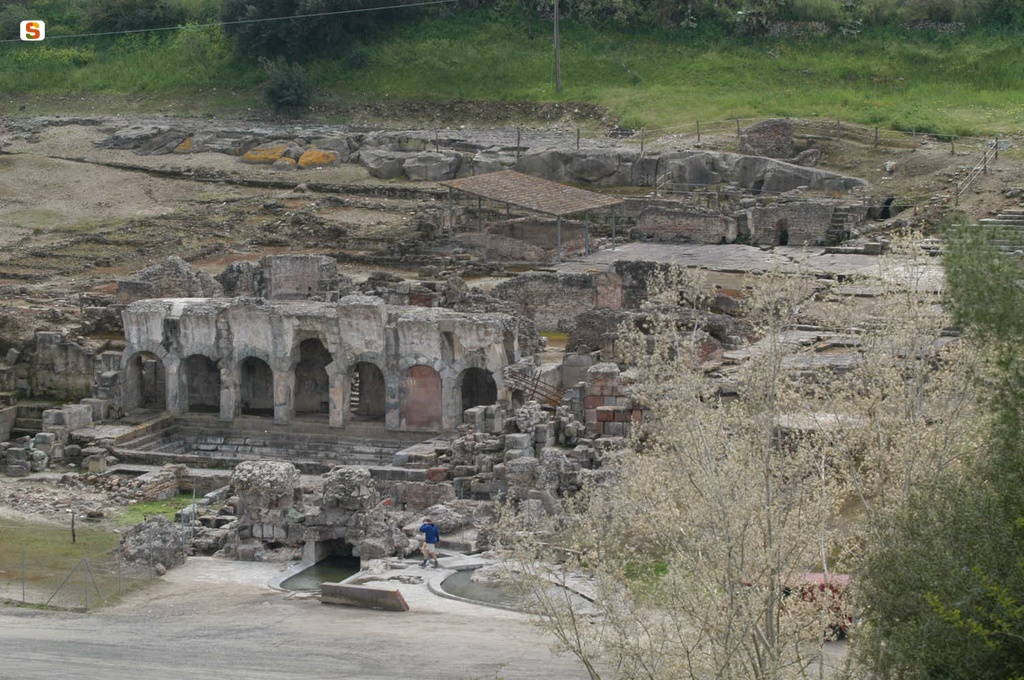 Fordongianus, panoramica delle terme di Forum Traiani