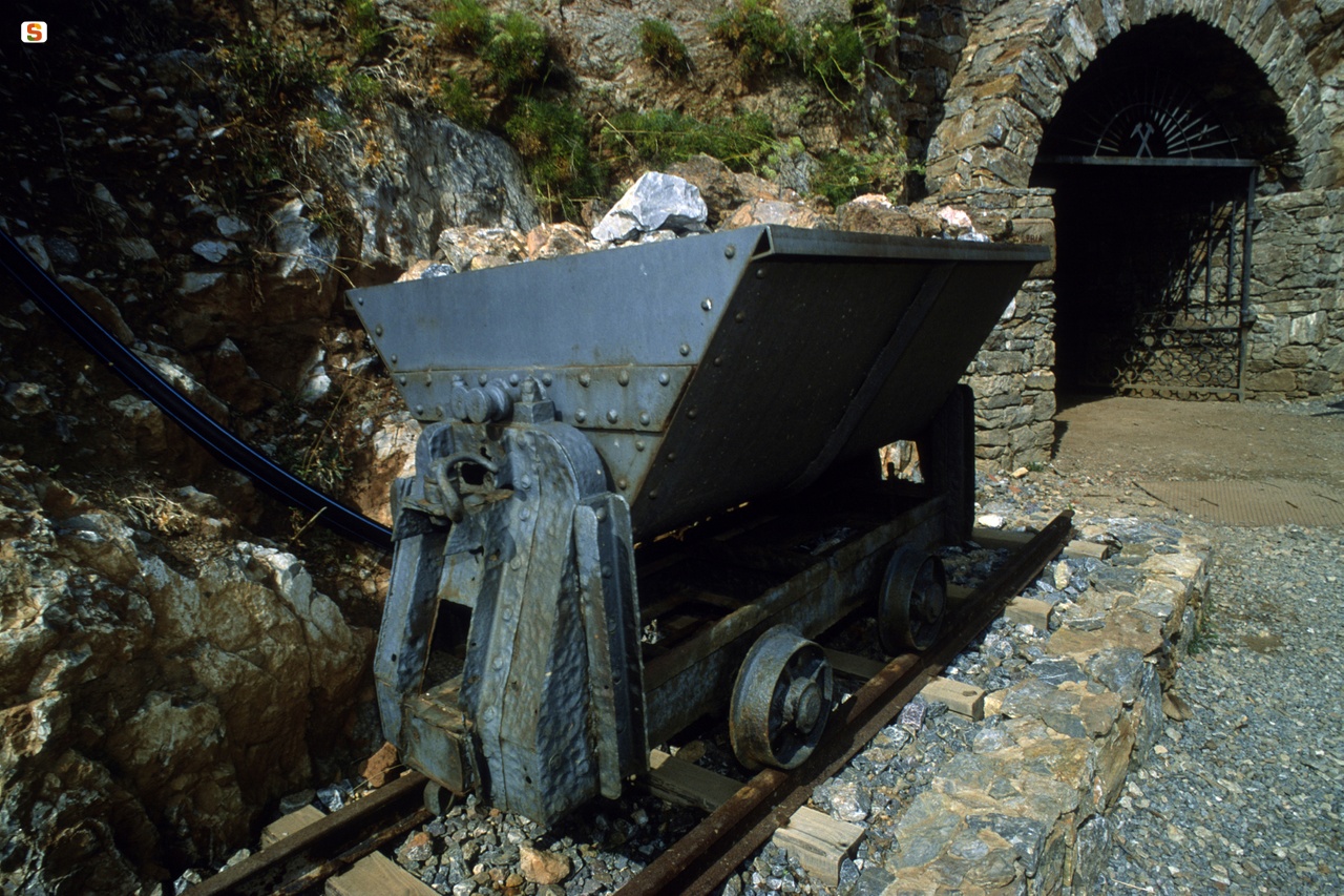 Buggerru, mezzo per il trasporto del minerale