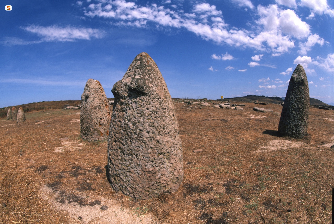 Betili nuragici, Pedras marmuradas di Tamuli