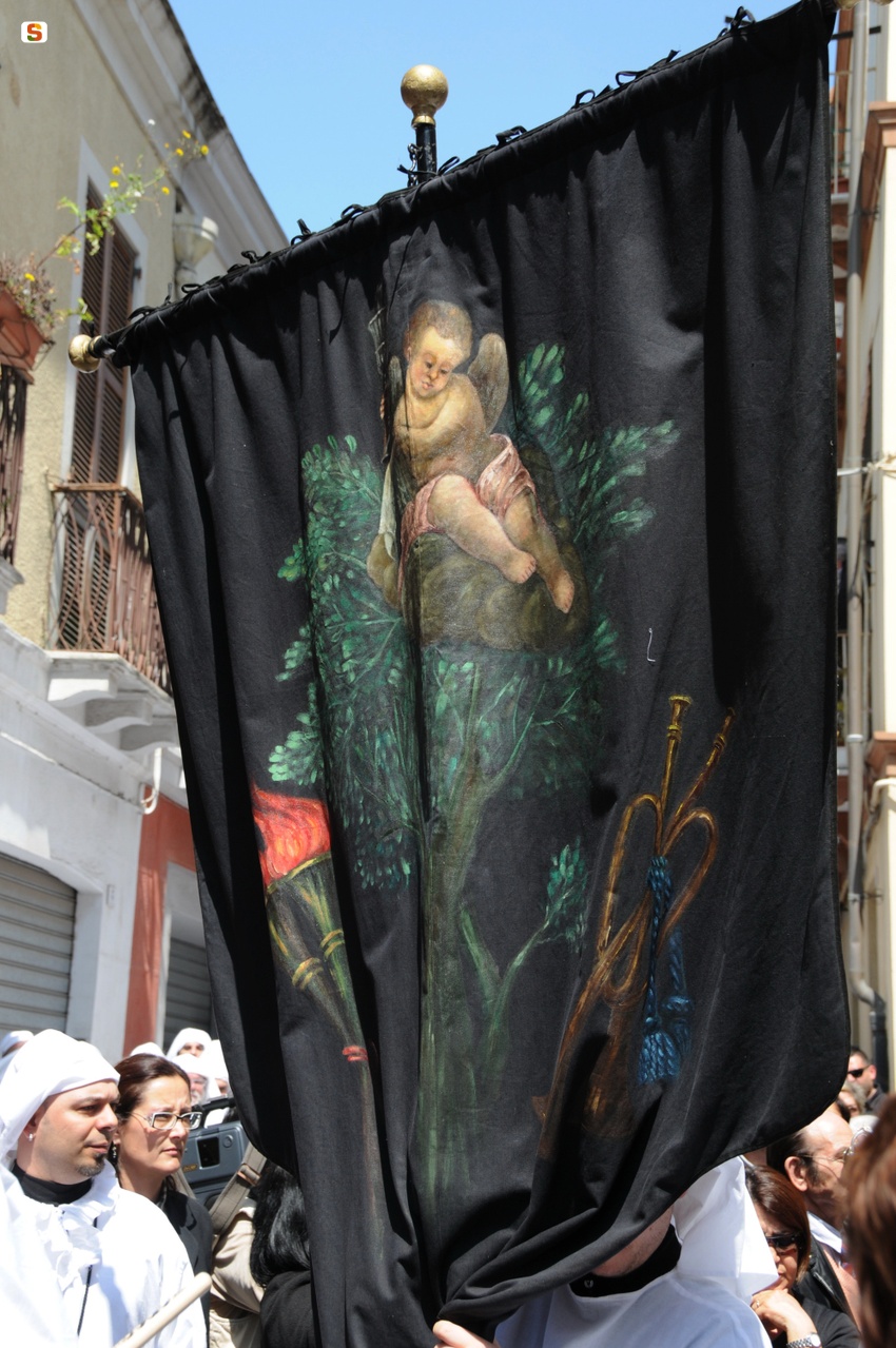 Cagliari, processione dell'Arciconfraternita della Solitudine