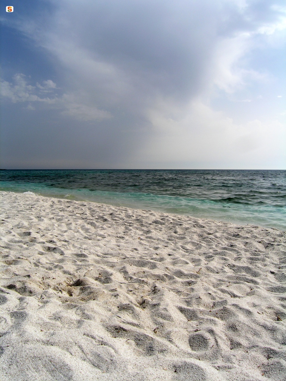 Spiaggia di quarzo nella penisola del Sinis