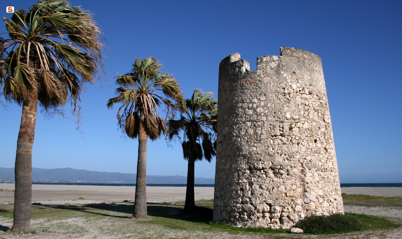 Torre spagnola sul litorale di Quartu Sant'Elena
