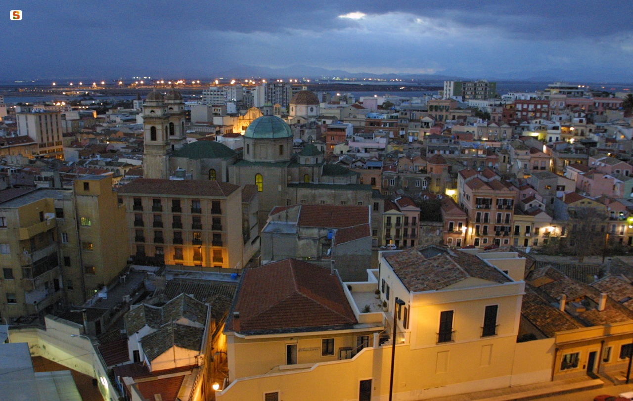 Cagliari, panoramica dei tetti