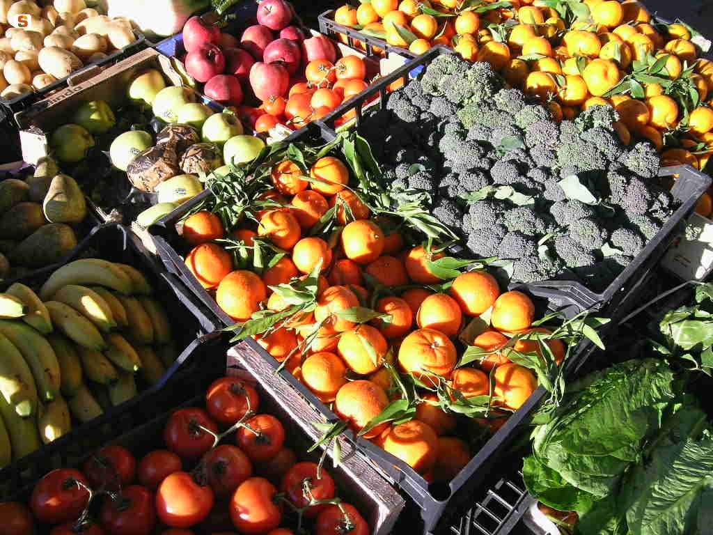 Supermercato, frutta e ortaggi