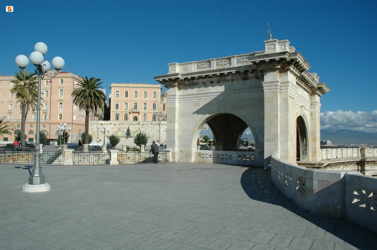 Cagliari, bastione di Saint Remy