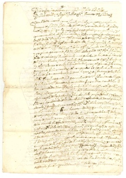 Atto di vendita del 28 giugno 1764, Villacidro