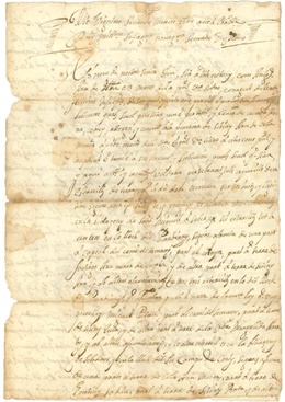 Atto di vendita del 22 settembre 1692, Villacidro