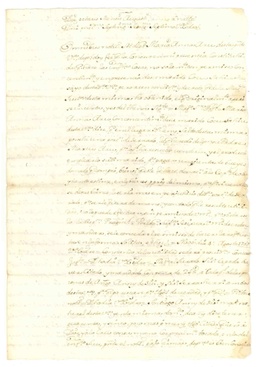 Atto di vendita del 8 agosto 1767, Villacidro