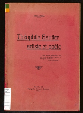 Théophile Gautier artiste et poète