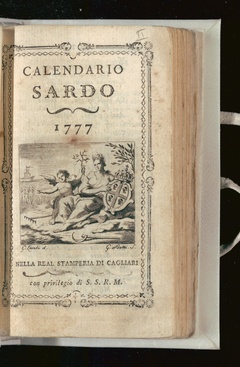 Calendario Sardo. 1777