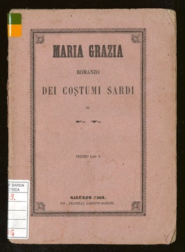 Maria Grazia romanzo dei costumi sardi