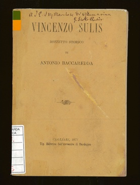 Vincenzo Sulis, bozzetto storico