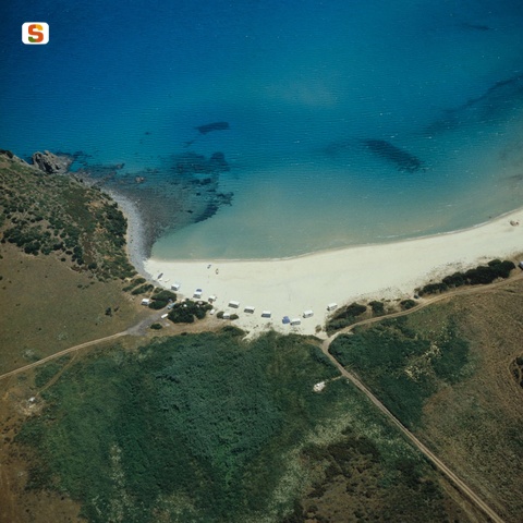 Costa Rei, veduta aerea della spiaggia