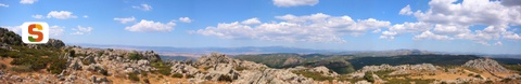 Panoramica dalla vetta di Monte Lerno